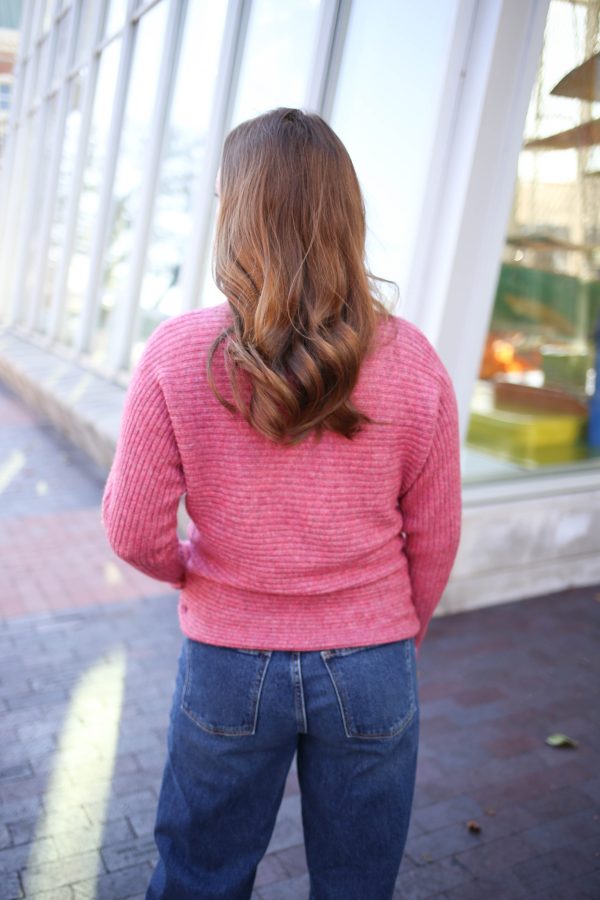 Berry Dolman Sleeve Sweater | Boutique Elise | Sarah - Image 2